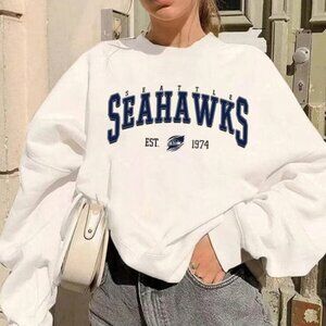 Vintage Seattle Football Sweatshirt, Retro Seattle Seahawks NFL Men Women Shirt